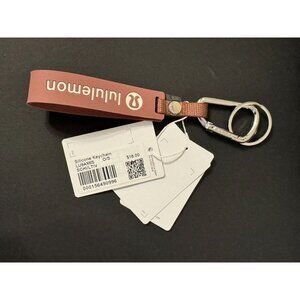 Lululemon Glow On Hair Ties Blank and Silicone Keychain Schi/Ltiv Pack NWT